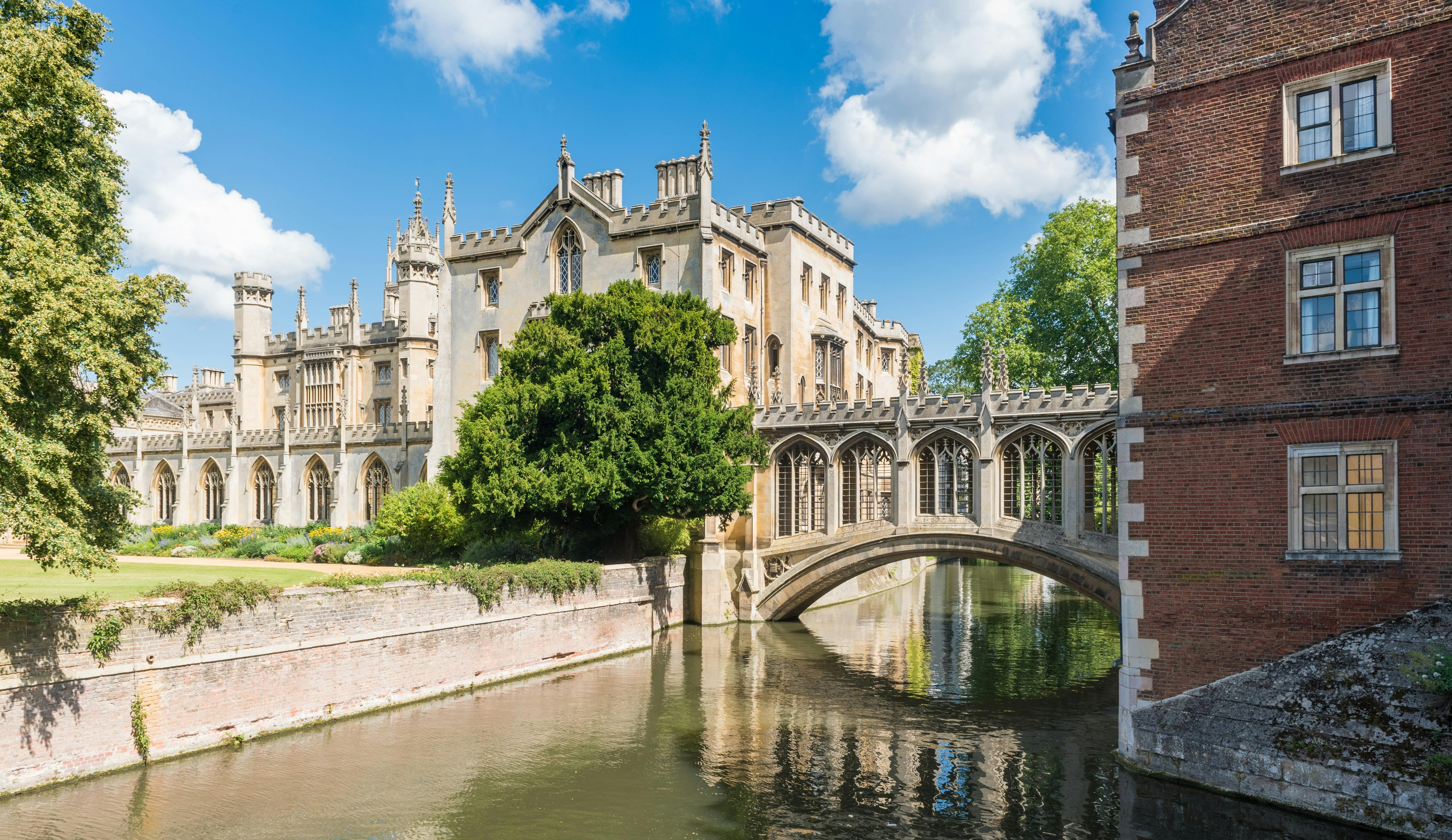 A photograph of the Bridge of Sighs at St John's College, Cambridge