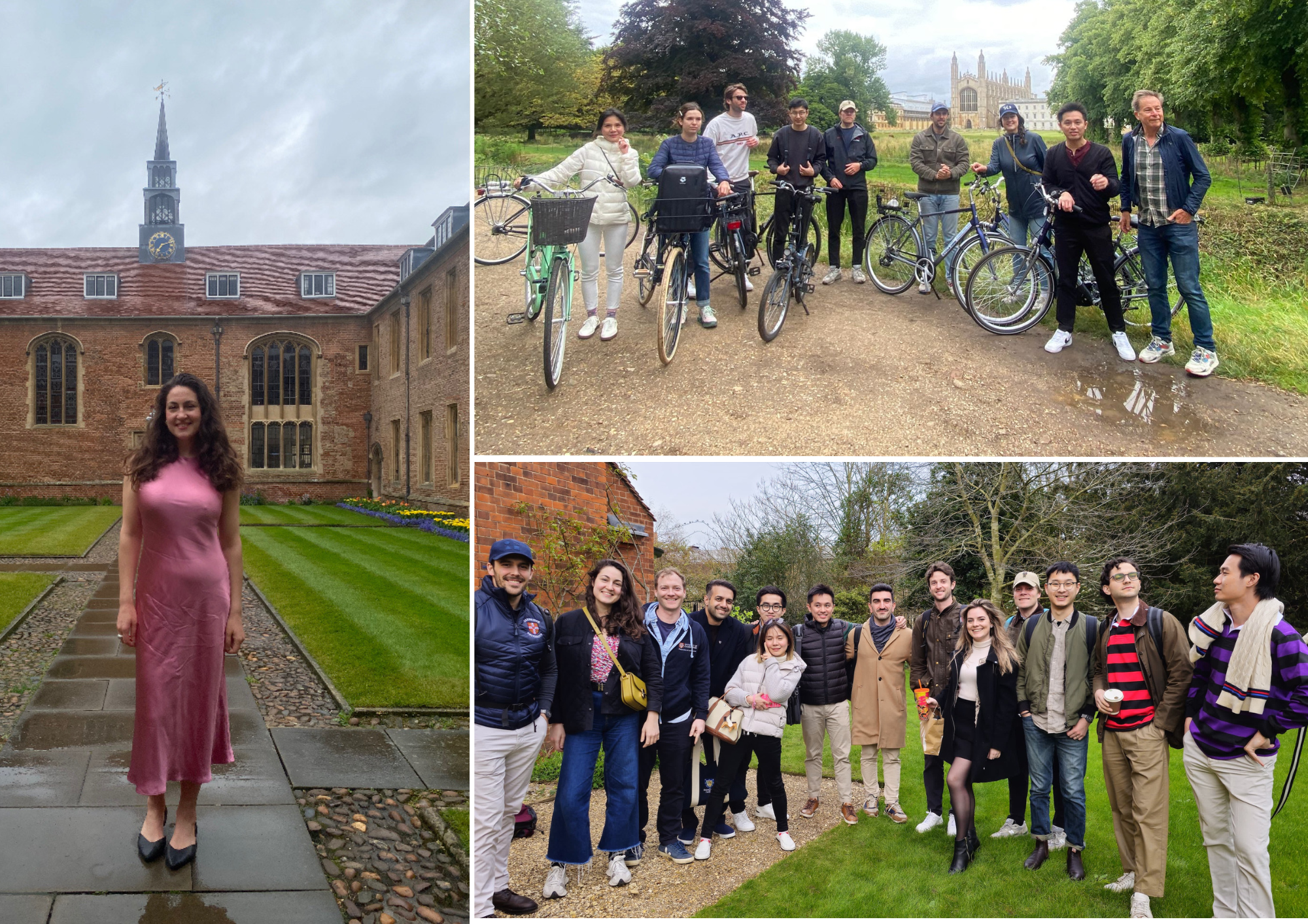Photo collage of MSt Real Estate students