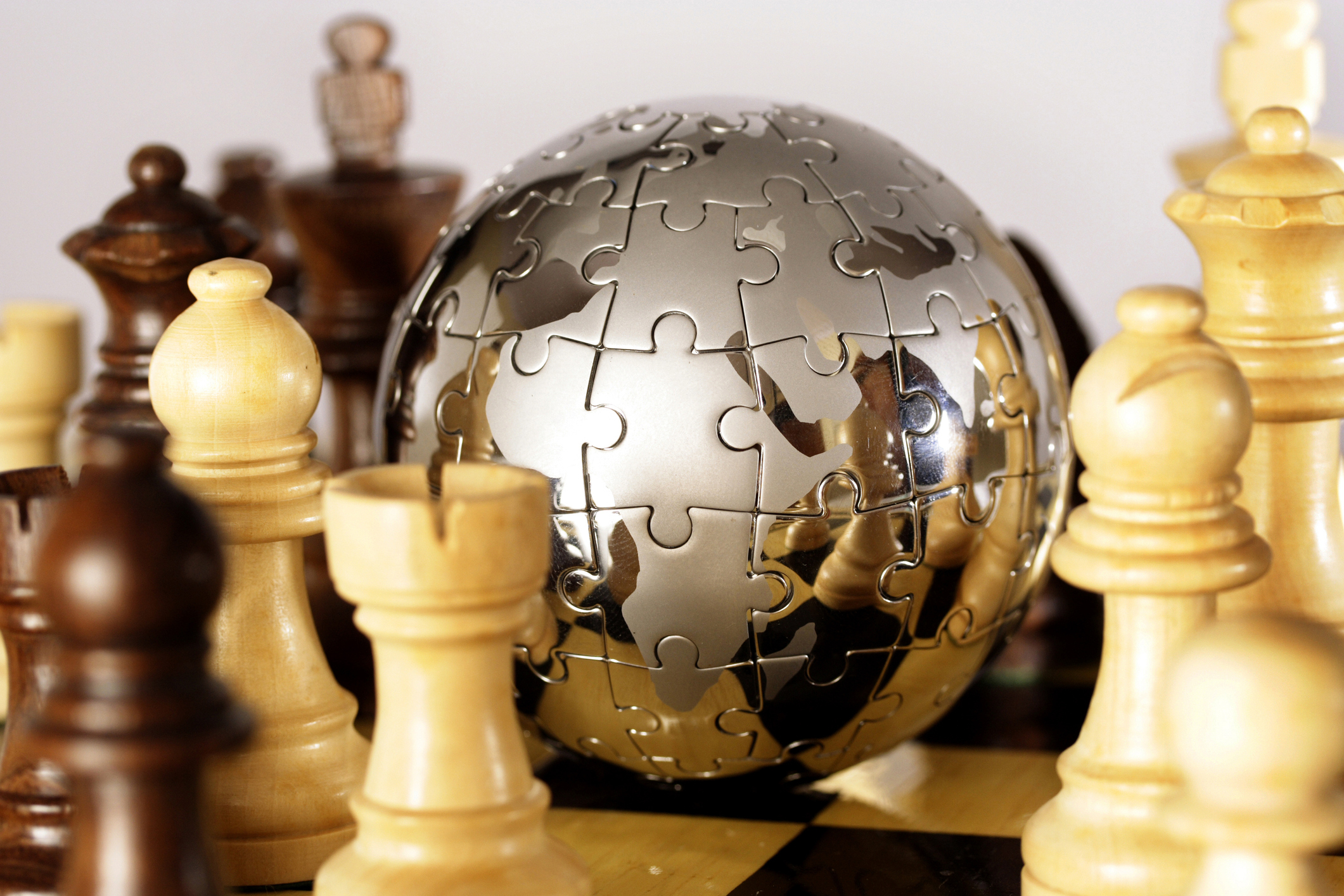 Globe and chess