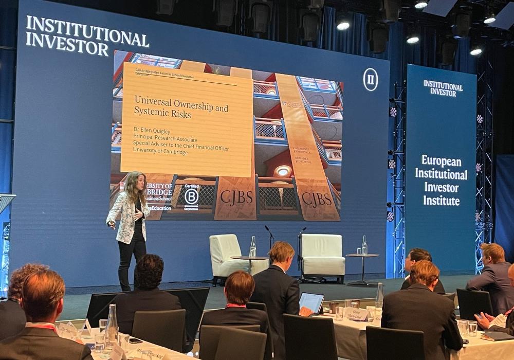 Photo of a presentation
